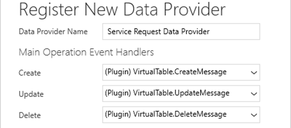 CRUD Support for Virtual Tables