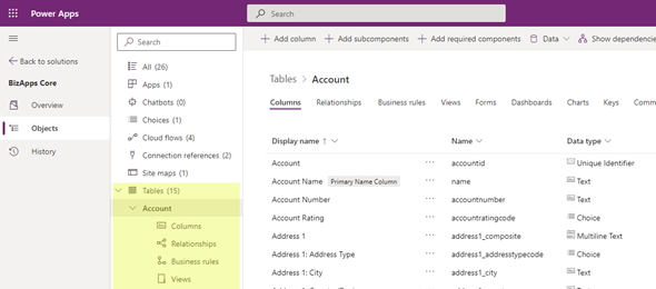 Power Platform 2021 Release Wave 2 Maker Portal Updates – Solution Explorer