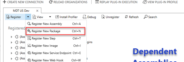 Dependent Assemblies with Plugin Registration Tool