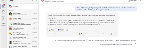 The all new Microsoft Copilot experience in Microsoft Teams