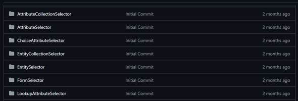 New PCF Metadata virtual controls