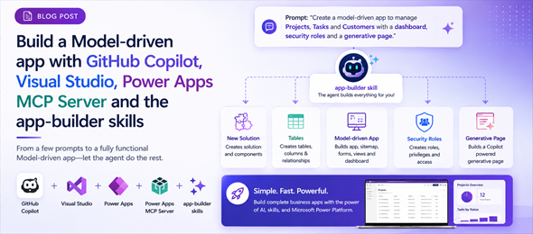 Build a Model-driven app with Github Copilot and the Power Apps MCP Server