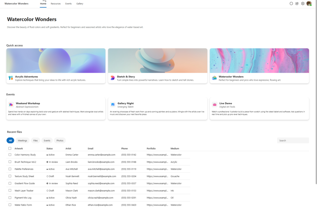 Feature Landing Page